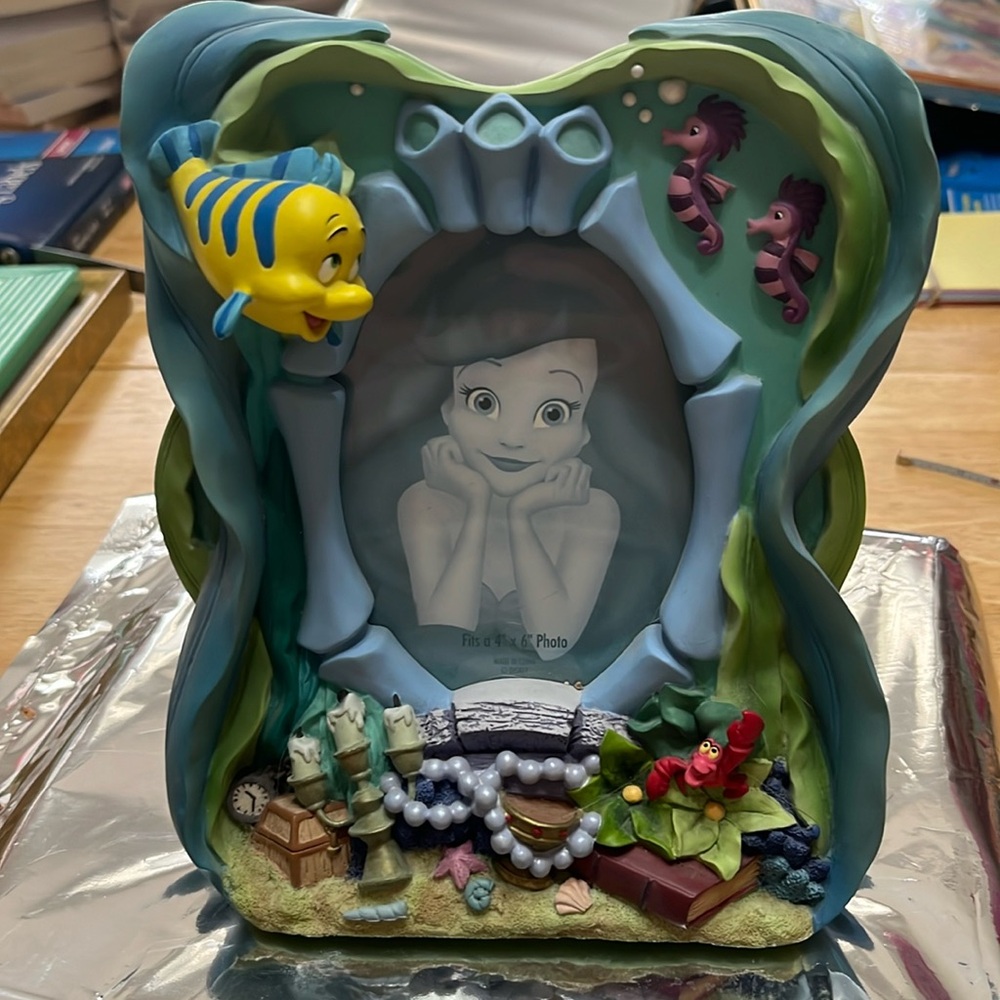 Rare, Whimsical Little Mermaid Picture Frame